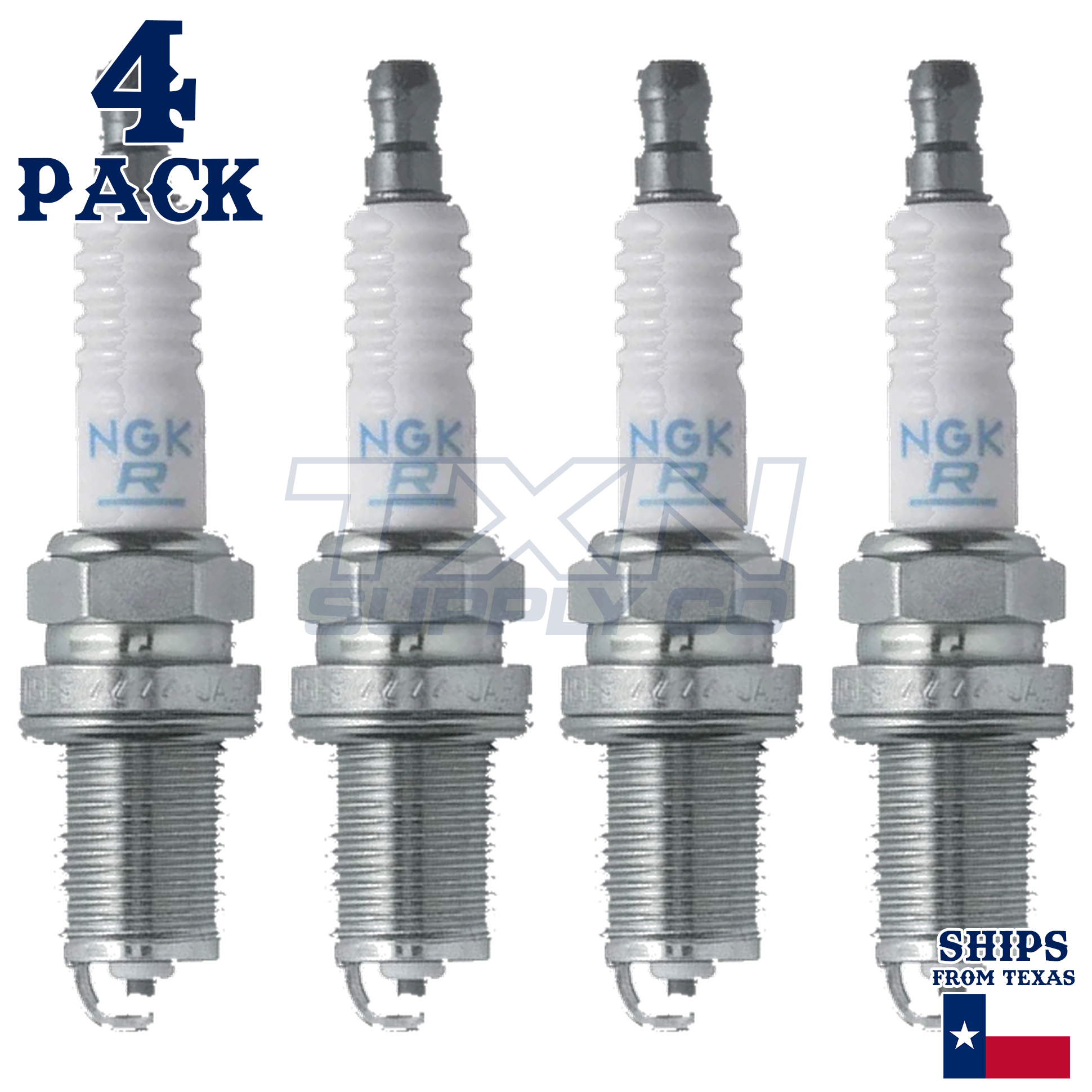 4 Pack NGK 6953 V-Power Spark Plugs 2005-2010 for Kia Sportage 2.0L L4 - Image 2