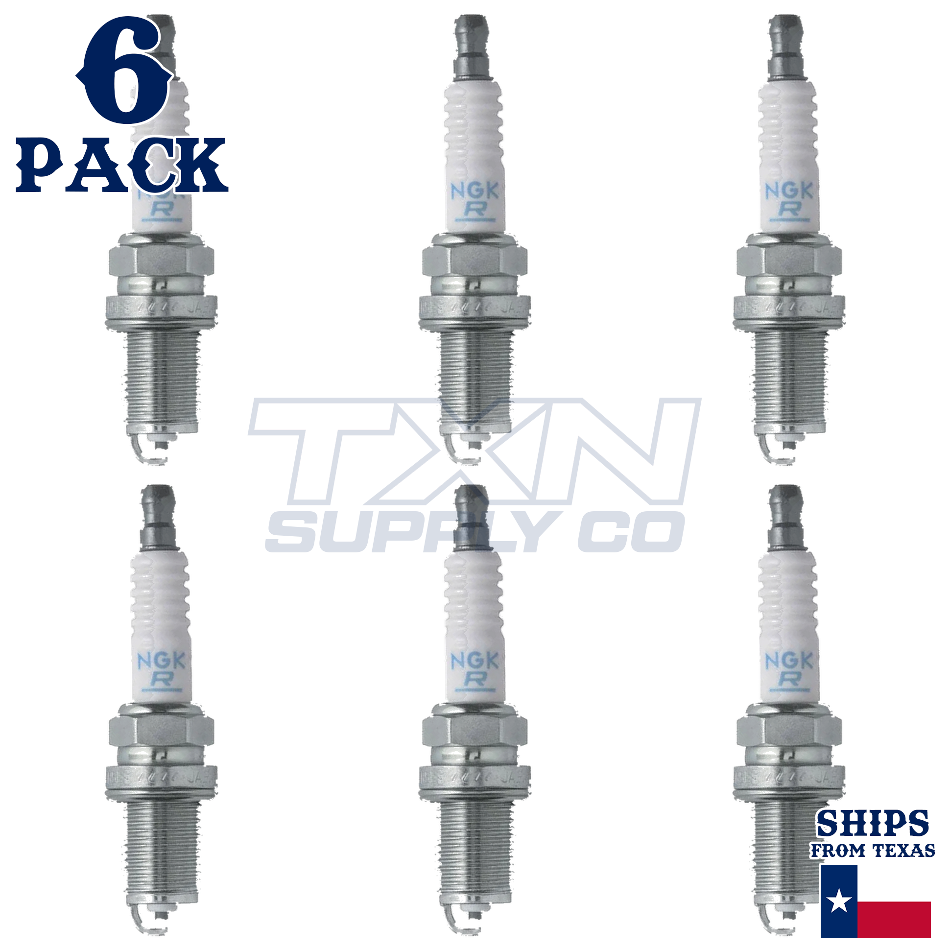 6 Pack NGK 6953 Spark Plug - For 2007-2009 Kia Sorento 3.8L - Image 2
