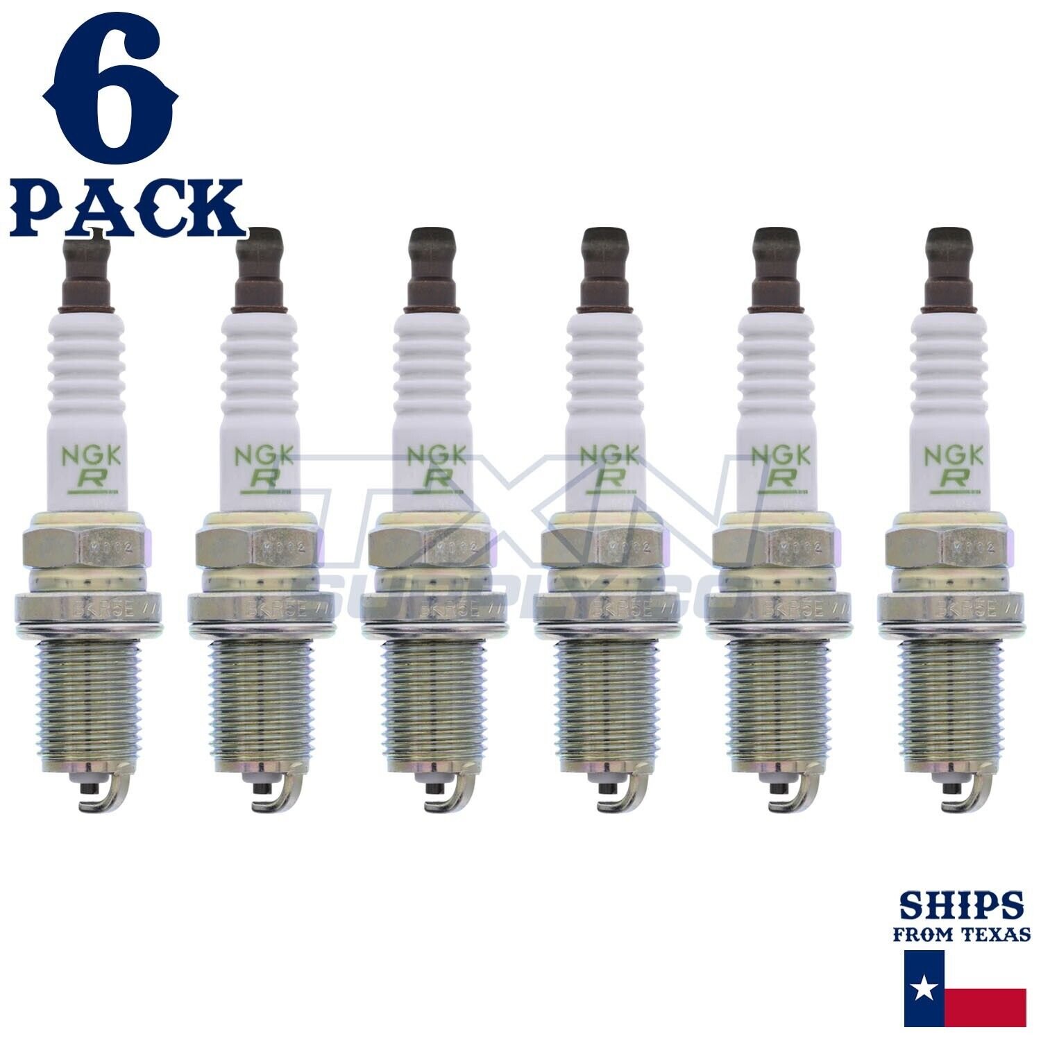 6 Pack NGK 6953 V-Power Spark Plugs 1999-2005 for Hyundai Sonata 2.5L 2.7L V6