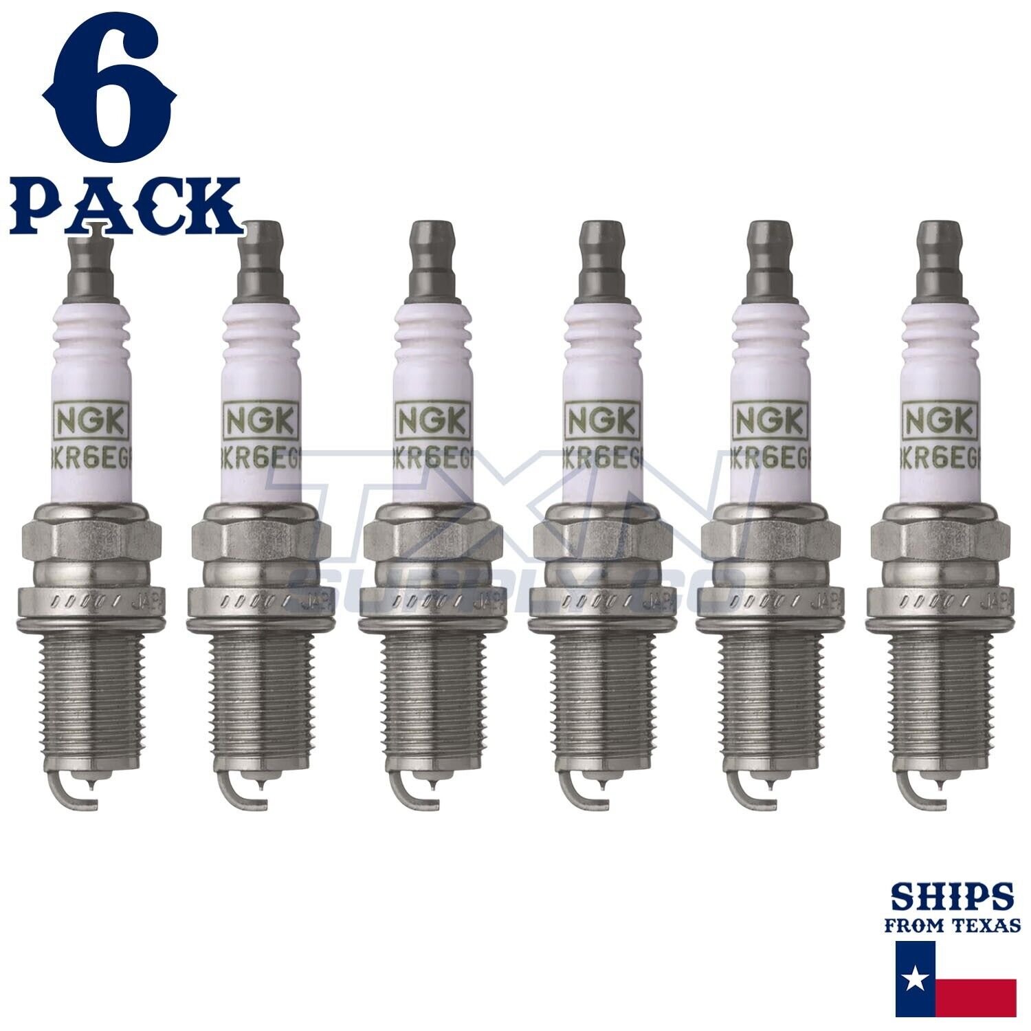 6 Pack NGK 7092 G-Power Spark Plugs 1996-1998 for Lexus ES300 3.0L V6