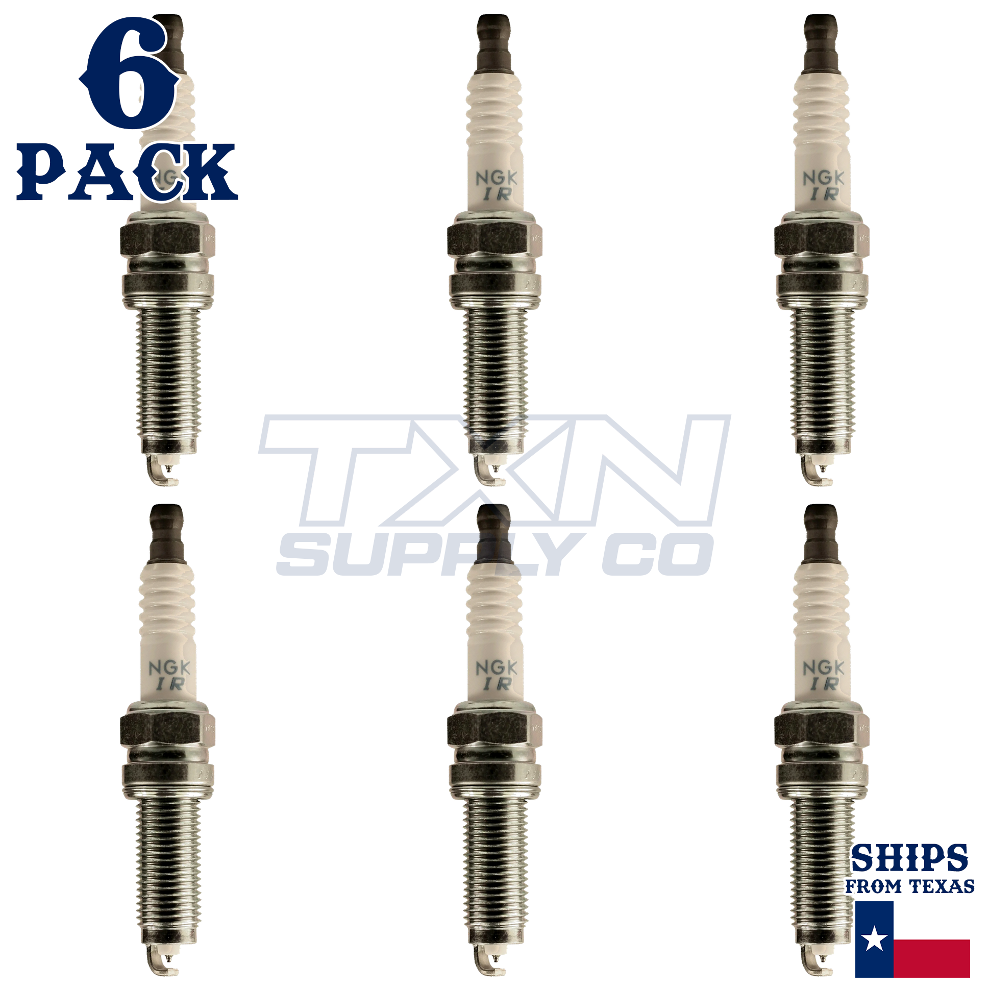 6 Pack NGK 7751 Laser Iridium Spark Plugs 2017-2020 for Acura MDX V6-3.0L - Image 2