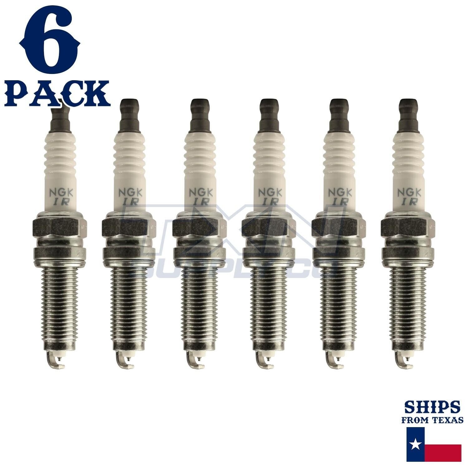 6 Pack NGK 7751 Laser Iridium Spark Plugs 2013-2018 for Acura RDX V6-3.5L