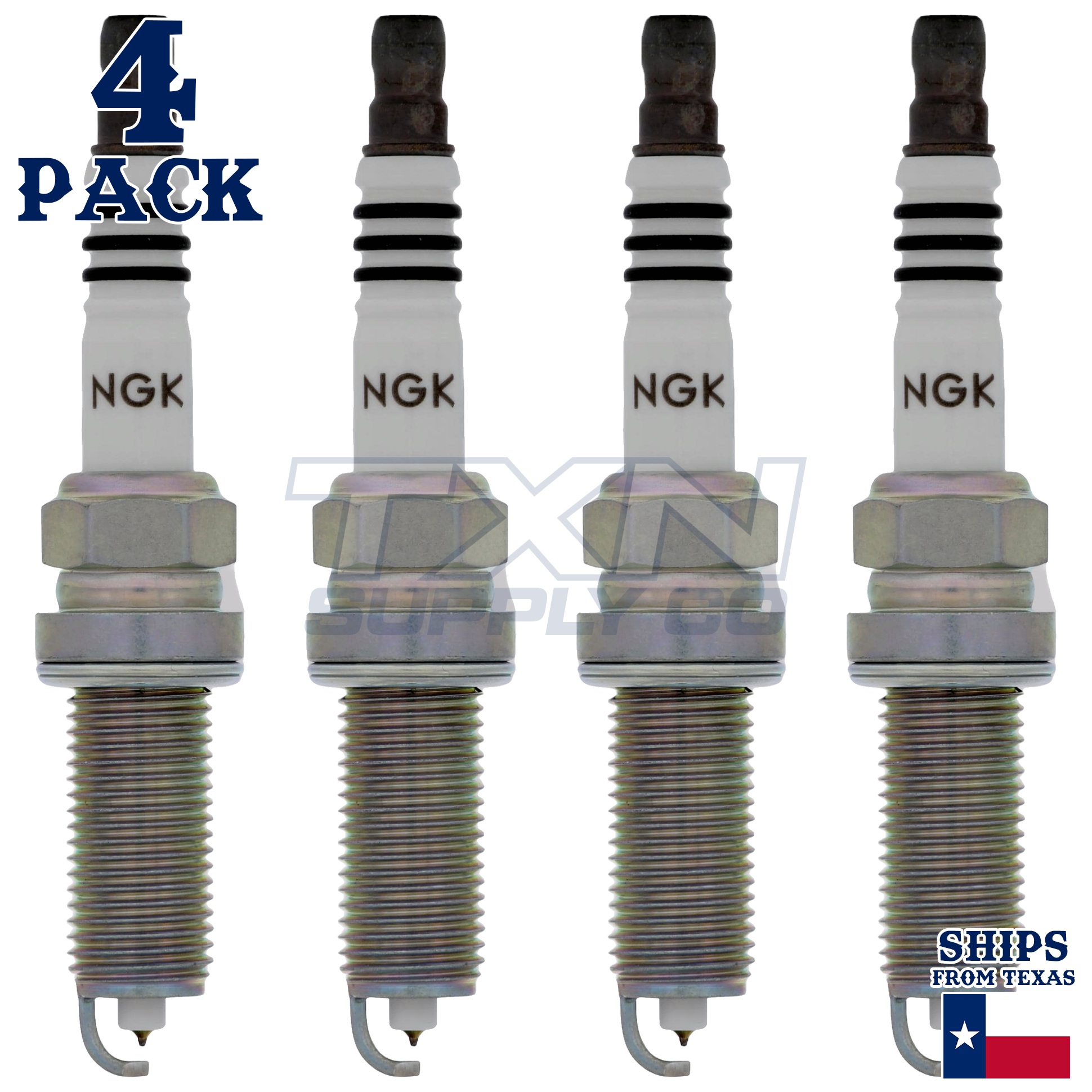 4 Pack NGK 91187 Iridium IX Spark Plugs 2014-2015 for Nissan Rogue Select L4 2.5L - Image 1