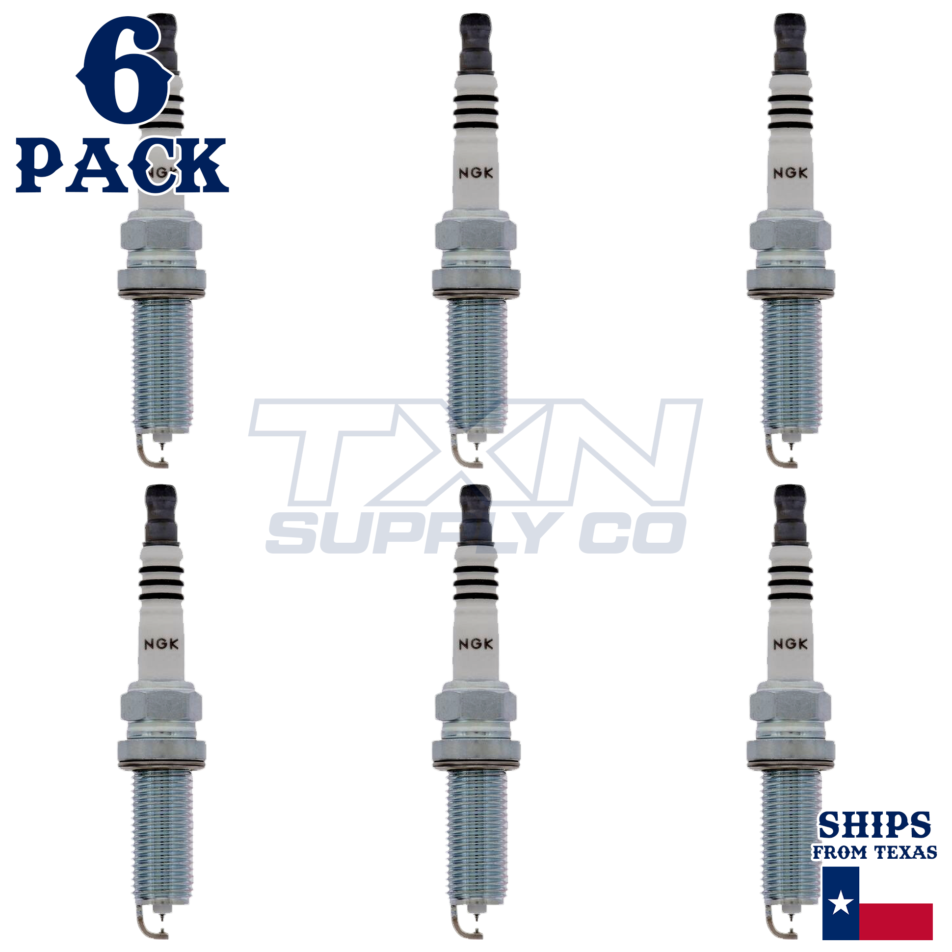 6 Pack NGK 92274 Ruthenium HX Spark Plugs 2013-2020 for Nissan Murano V6 3.5L - Image 1