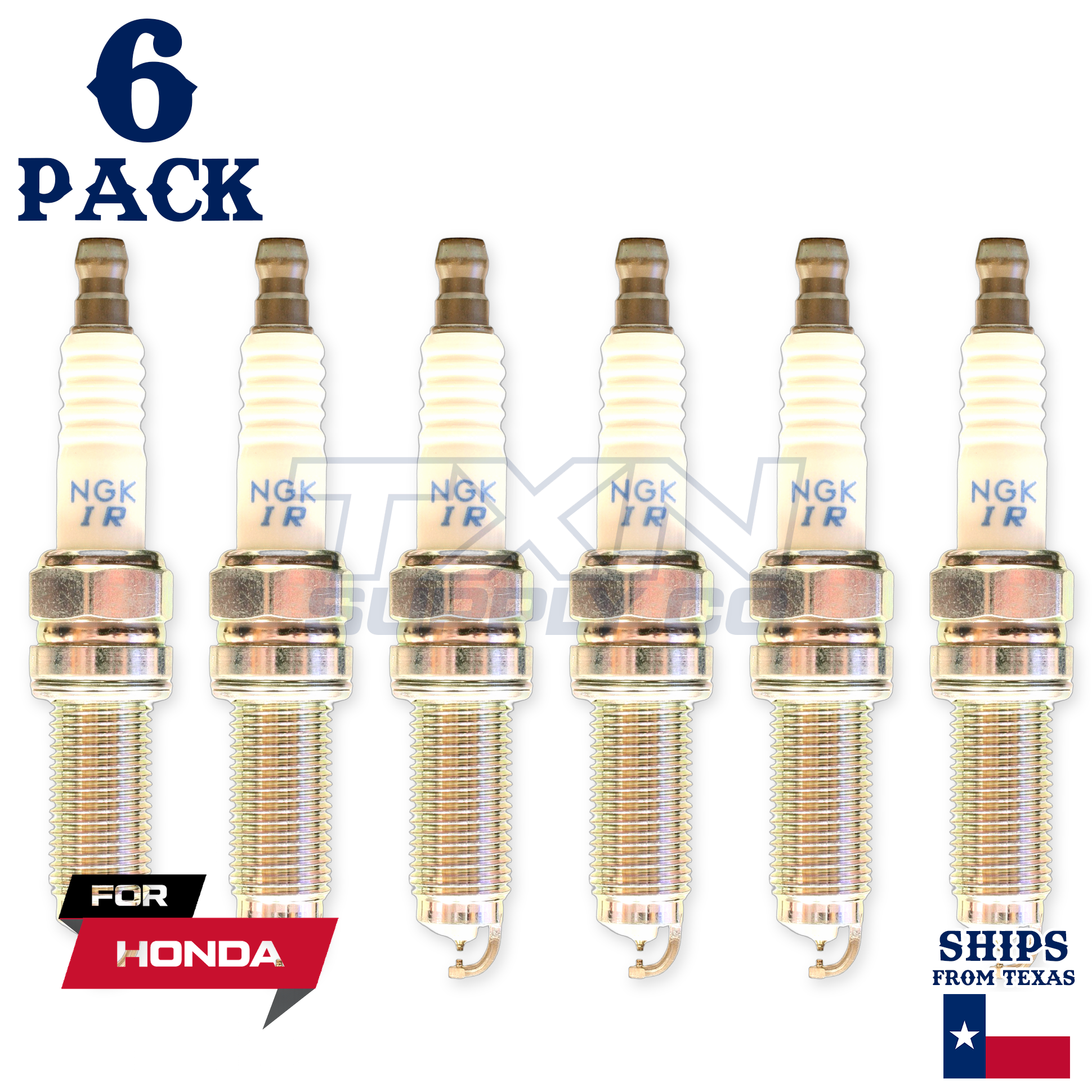 6 Pack NGK 92924 Laser Iridium Spark Plugs 2011-2015 for Honda Odyssey V6 3.5L - Image 1