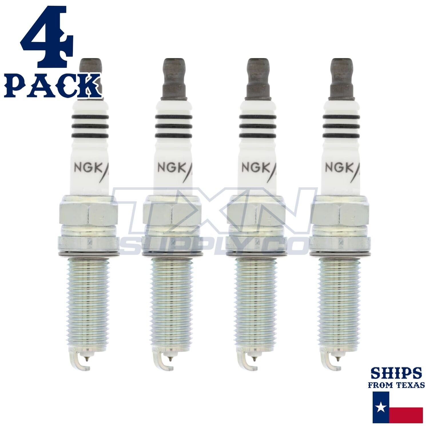 4 Pack NGK 93175 Iridium IX Spark Plugs 2019-2020 for Hyundai Santa Fe L4 2.4L