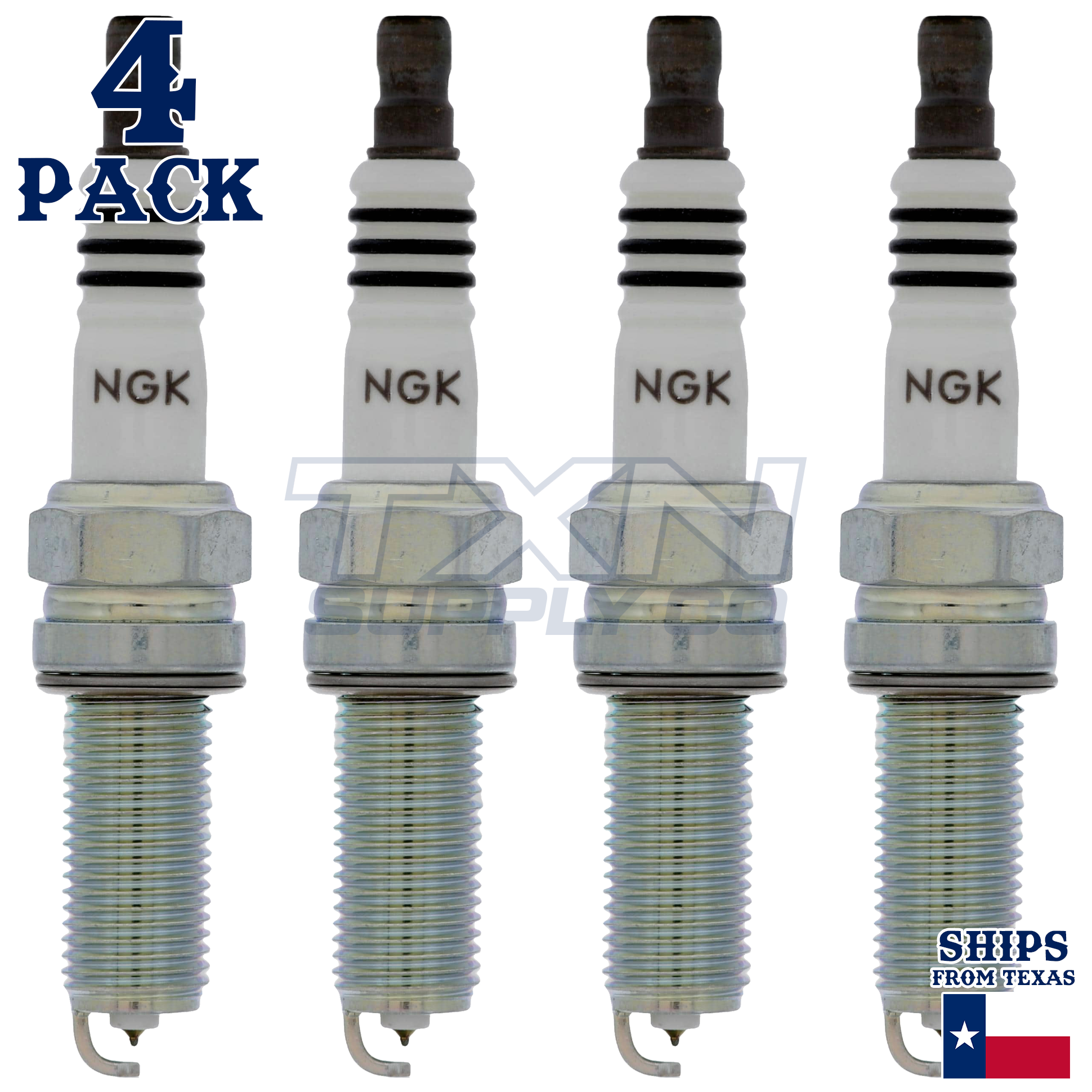 4 Pack NGK 93175 Iridium IX Spark Plugs 2019-2020 for Hyundai Santa Fe L4 2.4L - Image 1
