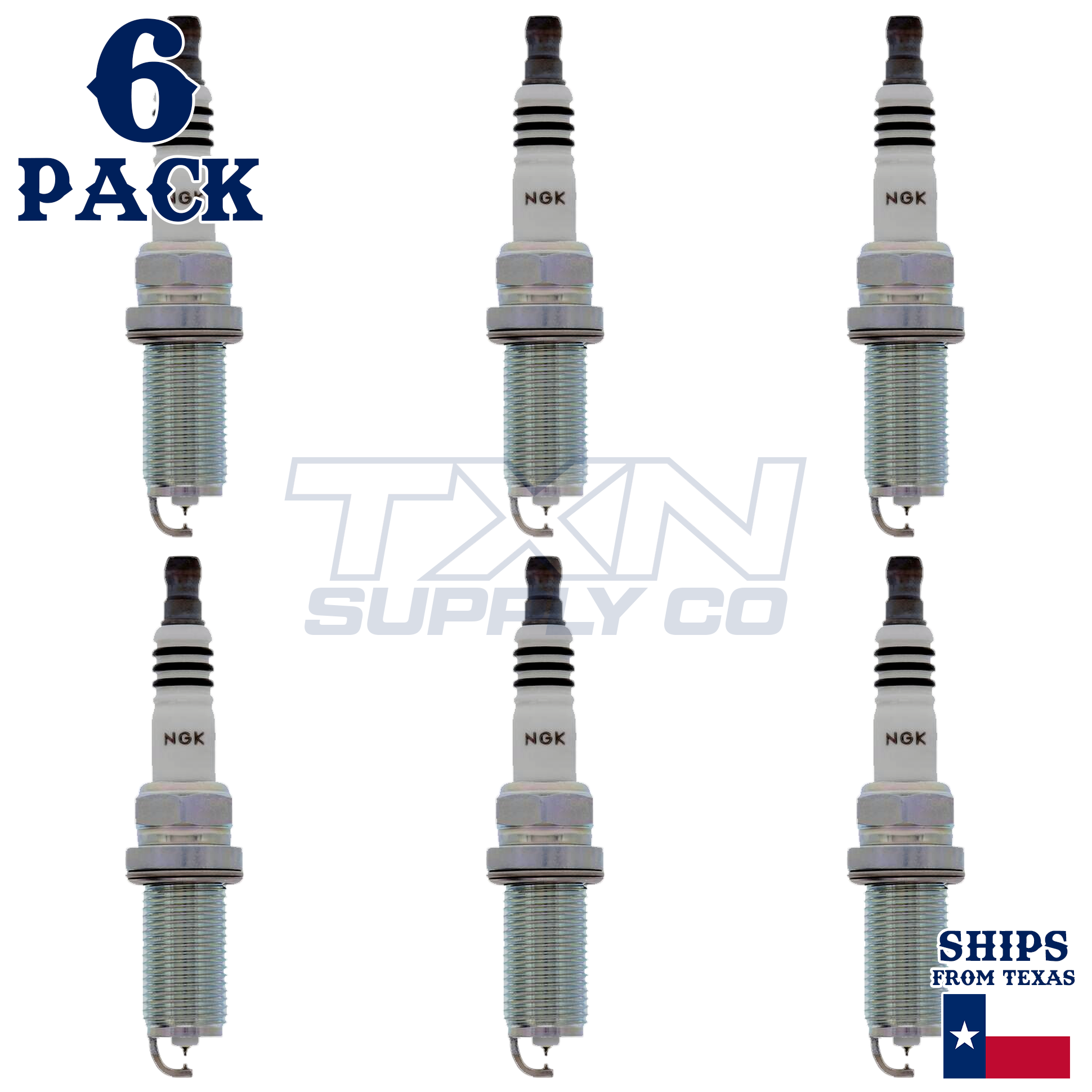 6 Pack NGK 94122 Ruthenium HX Spark Plugs 2001-2004 for Subaru Outback H6 3.0L - Image 1
