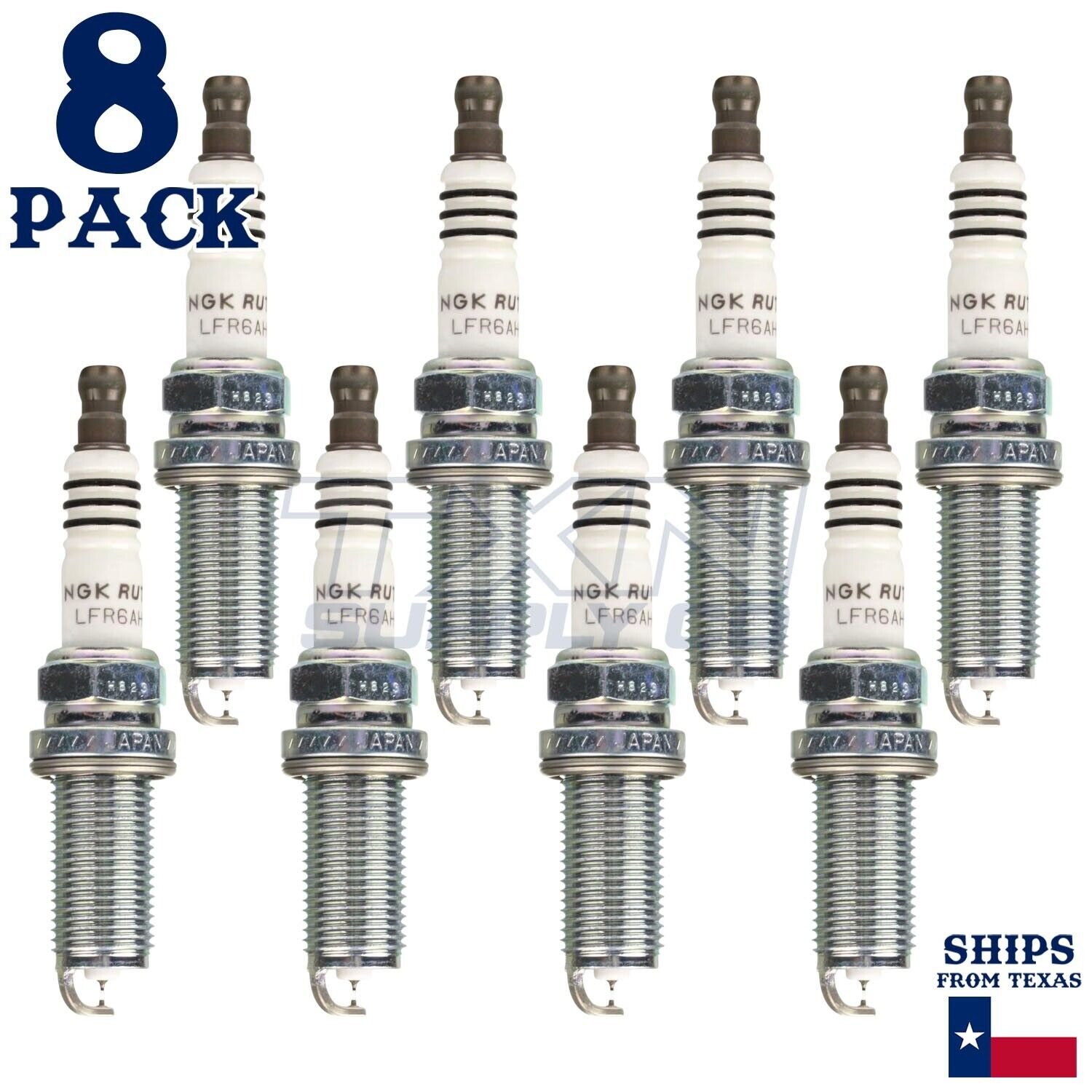 8 Pack NGK 94122 Ruthenium HX Spark Plugs 2010-2020 for Toyota Sequoia V8 5.7L