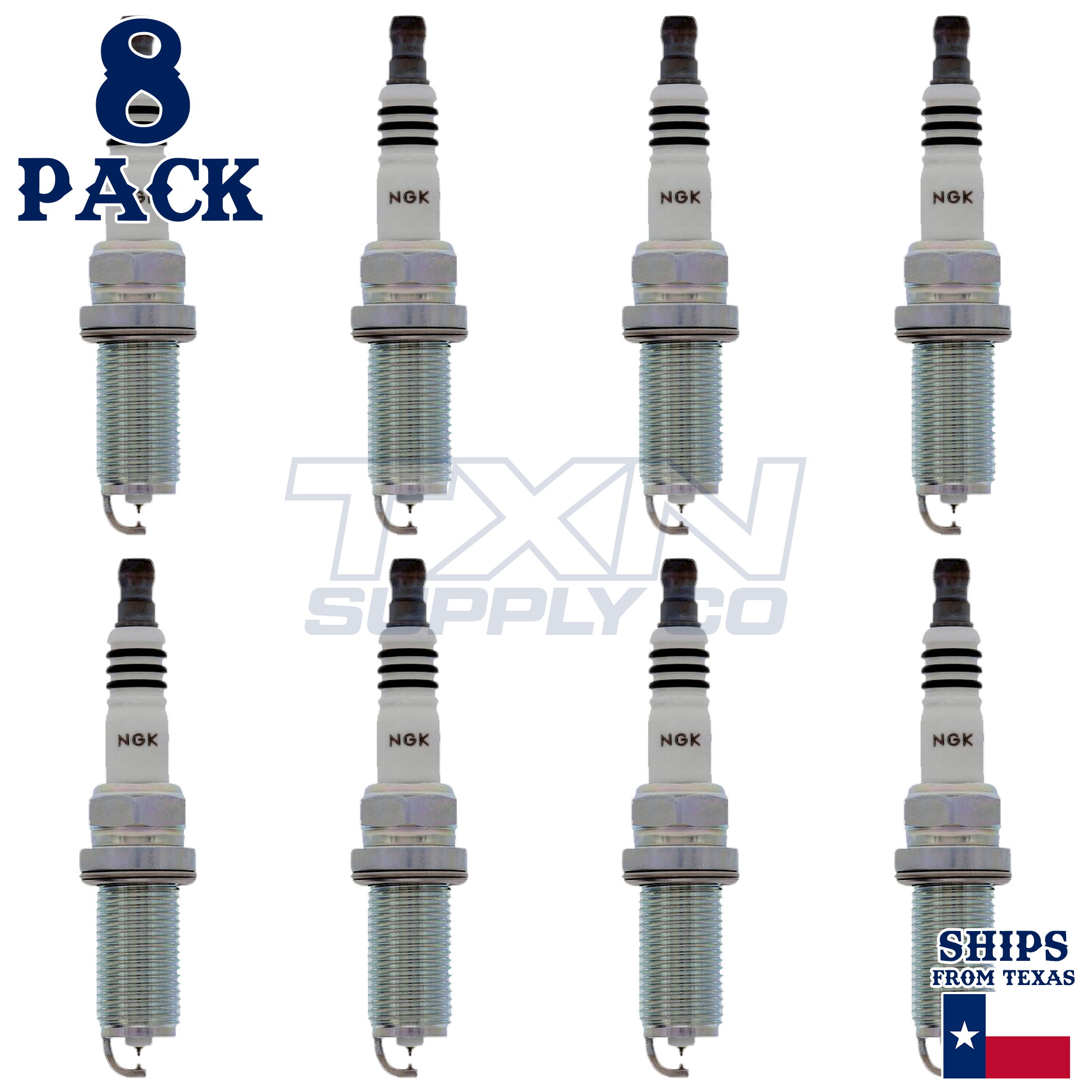 8 Pack NGK 94122 Ruthenium HX Spark Plugs 2010-2011 for Toyota Sequoia V8 4.6L - Image 1