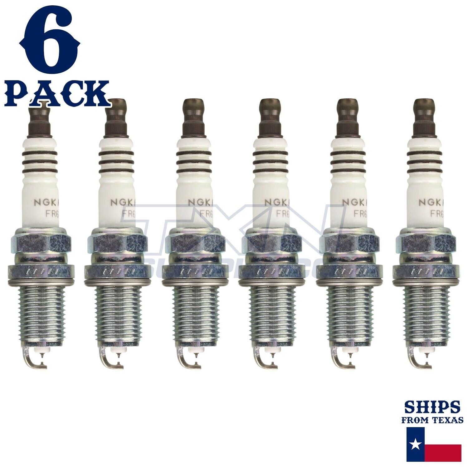 6 Pack NGK 94279 Ruthenium HX Spark Plugs 2000-2002 for Lexus RX300 V6 3.0L
