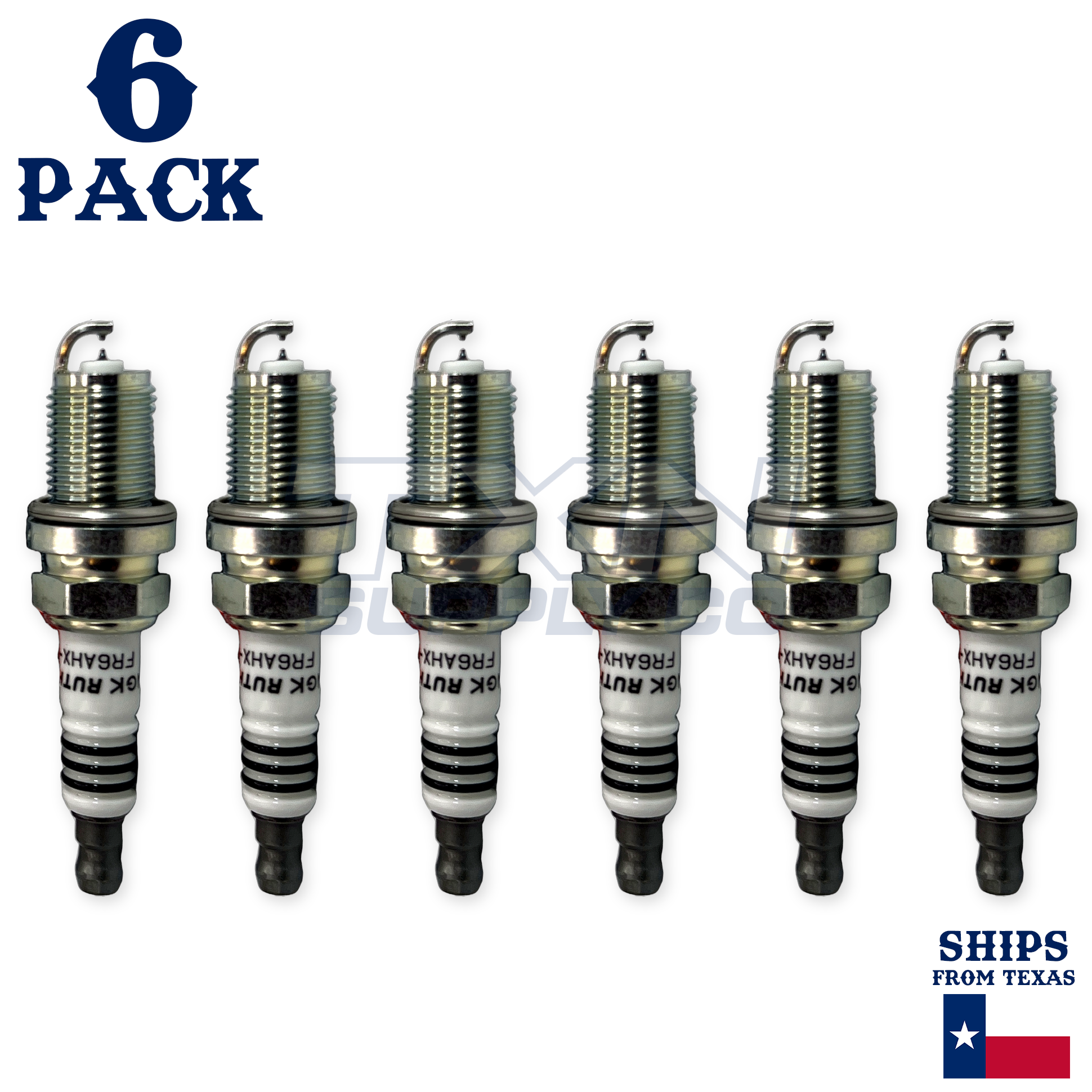 6 Pack NGK 94279 Ruthenium HX Spark Plugs 2006-2008 for Lexus RX400h V6 3.3L - Image 1