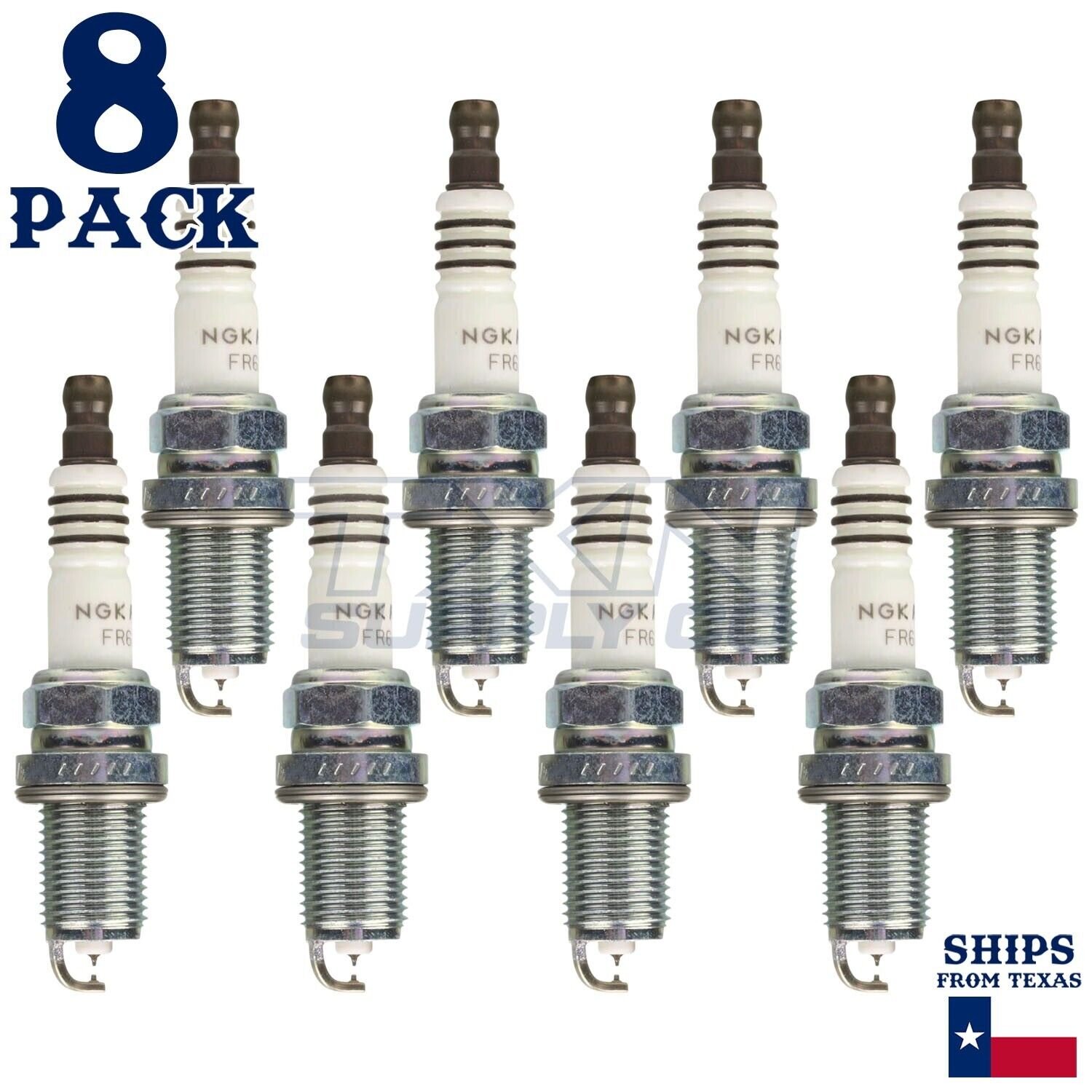 8 Pack NGK 94279 Ruthenium HX Spark Plugs 2002-2009 for Toyota Sequoia V8 4.7L