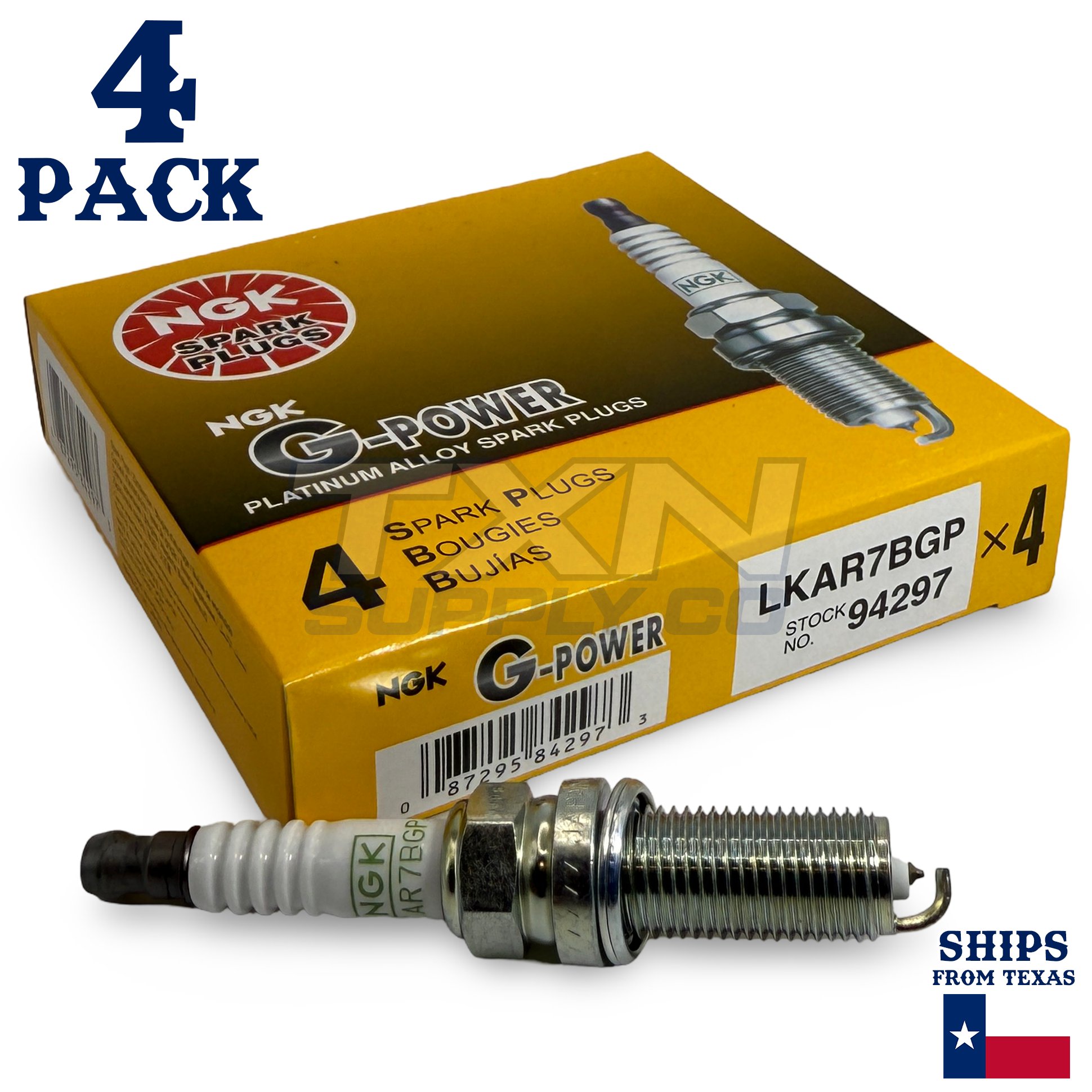 4 Pack NGK 94297 Spark Plug - For 2009-2015 Toyota Corolla 1.8L