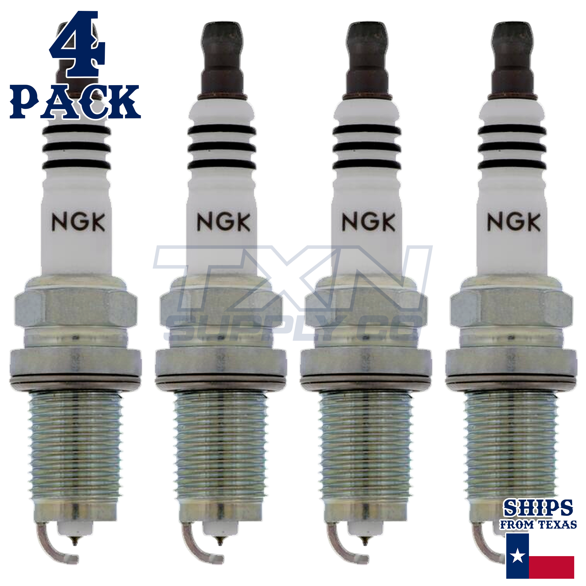 4 Pack NGK 94553 Iridium IX Spark Plugs 2001-2005 for Volkswagen Jetta L4 2.0L - Image 1