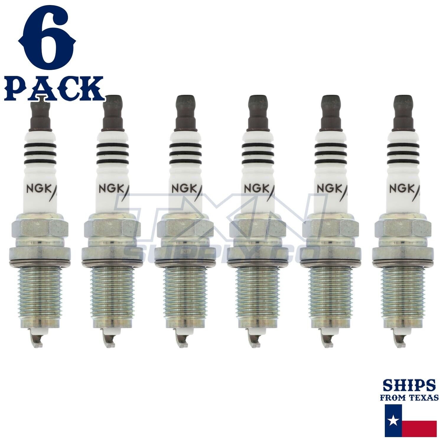6 Pack NGK 94553 Iridium IX Spark Plugs 2002-2004 for Volkswagen Jetta V6 2.8L