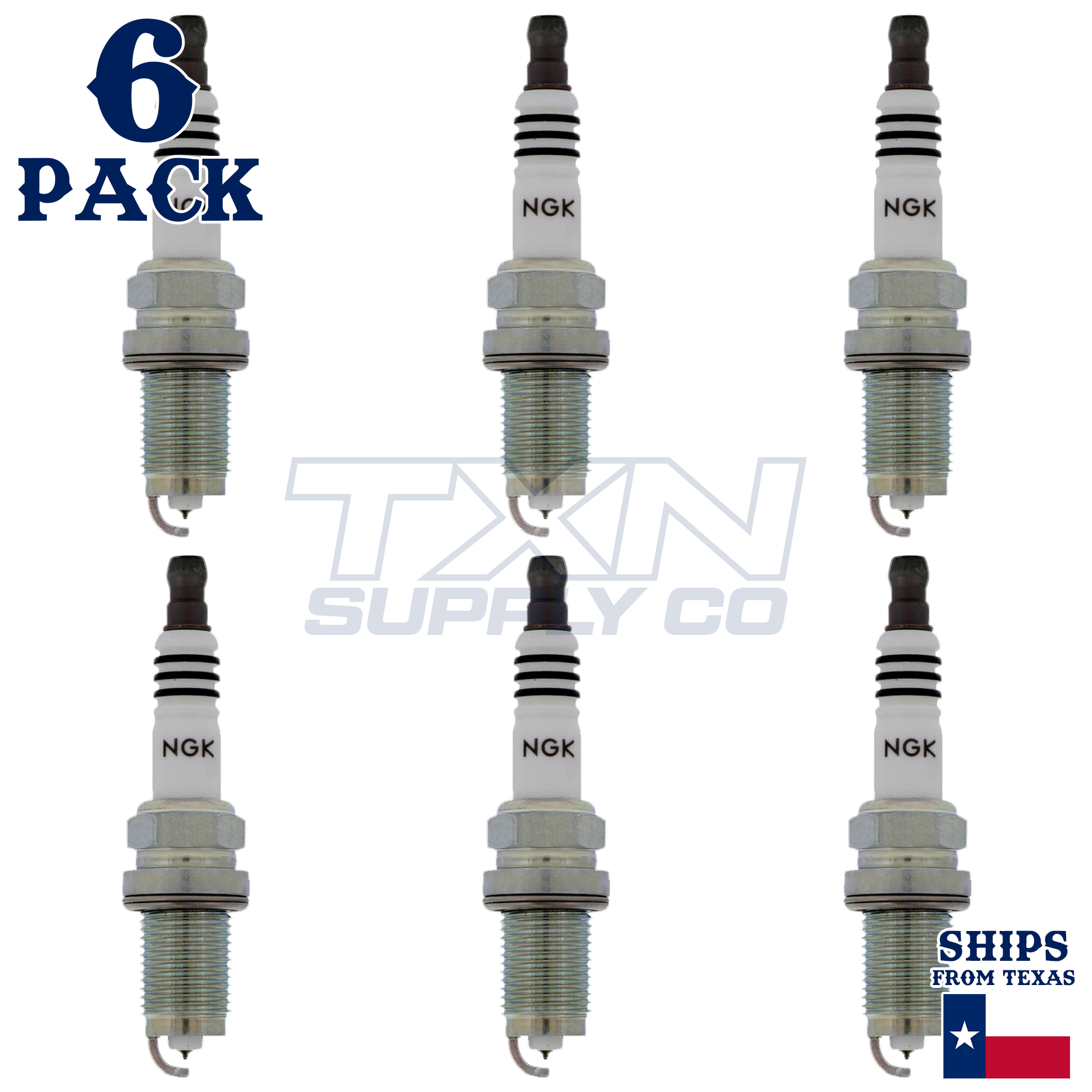 6 Pack NGK 94553 Iridium IX Spark Plugs 2005-2010 for Honda Odyssey V6 3.5L - Image 1