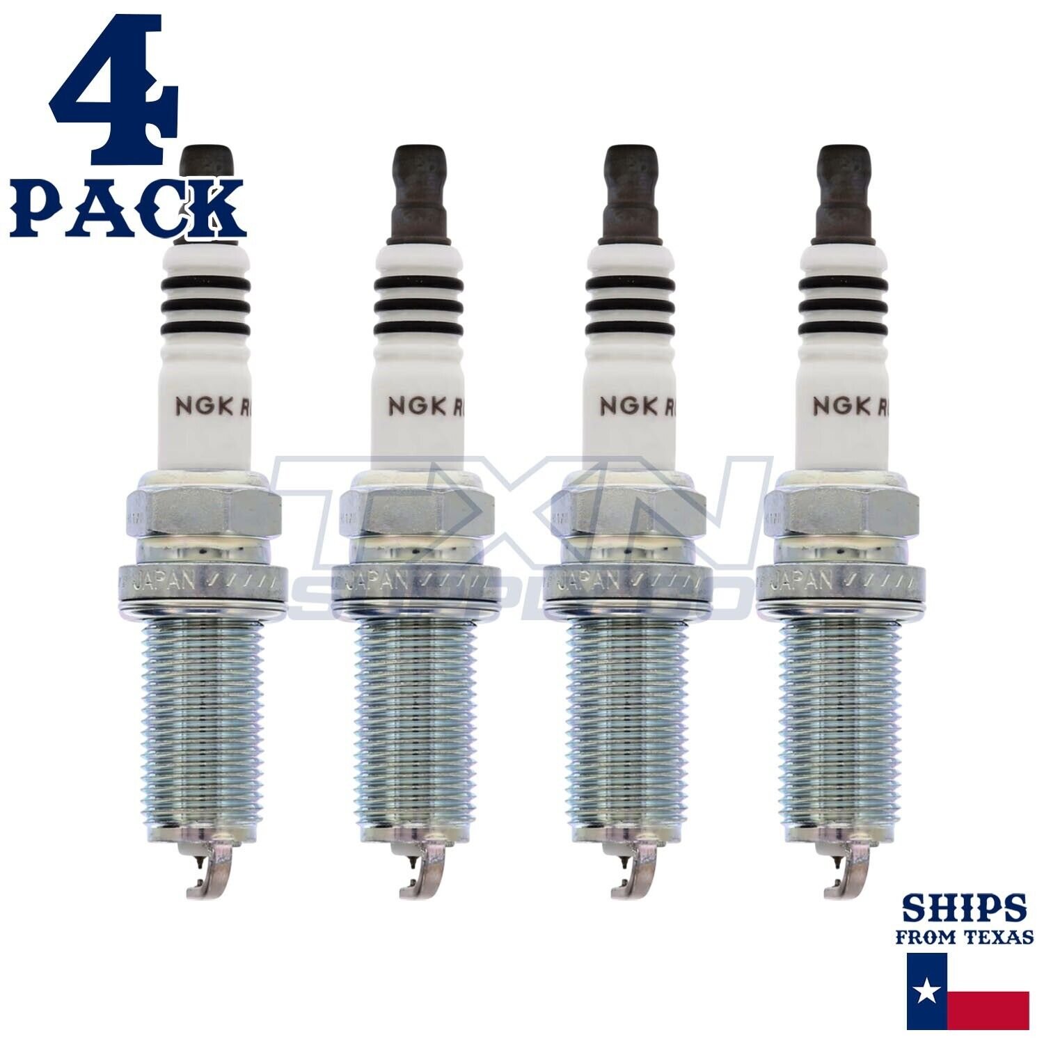 4 Pack NGK 96355 Ruthenium HX Spark Plugs 2011-2013 for Kia Sorento L4 2.4L