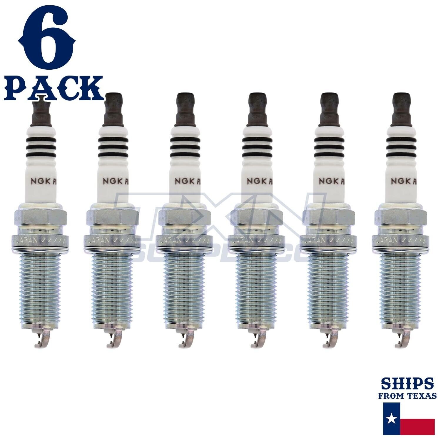 6 Pack NGK 96355 Ruthenium HX Spark Plugs 2002-2008 for Nissan Maxima V6 3.5L