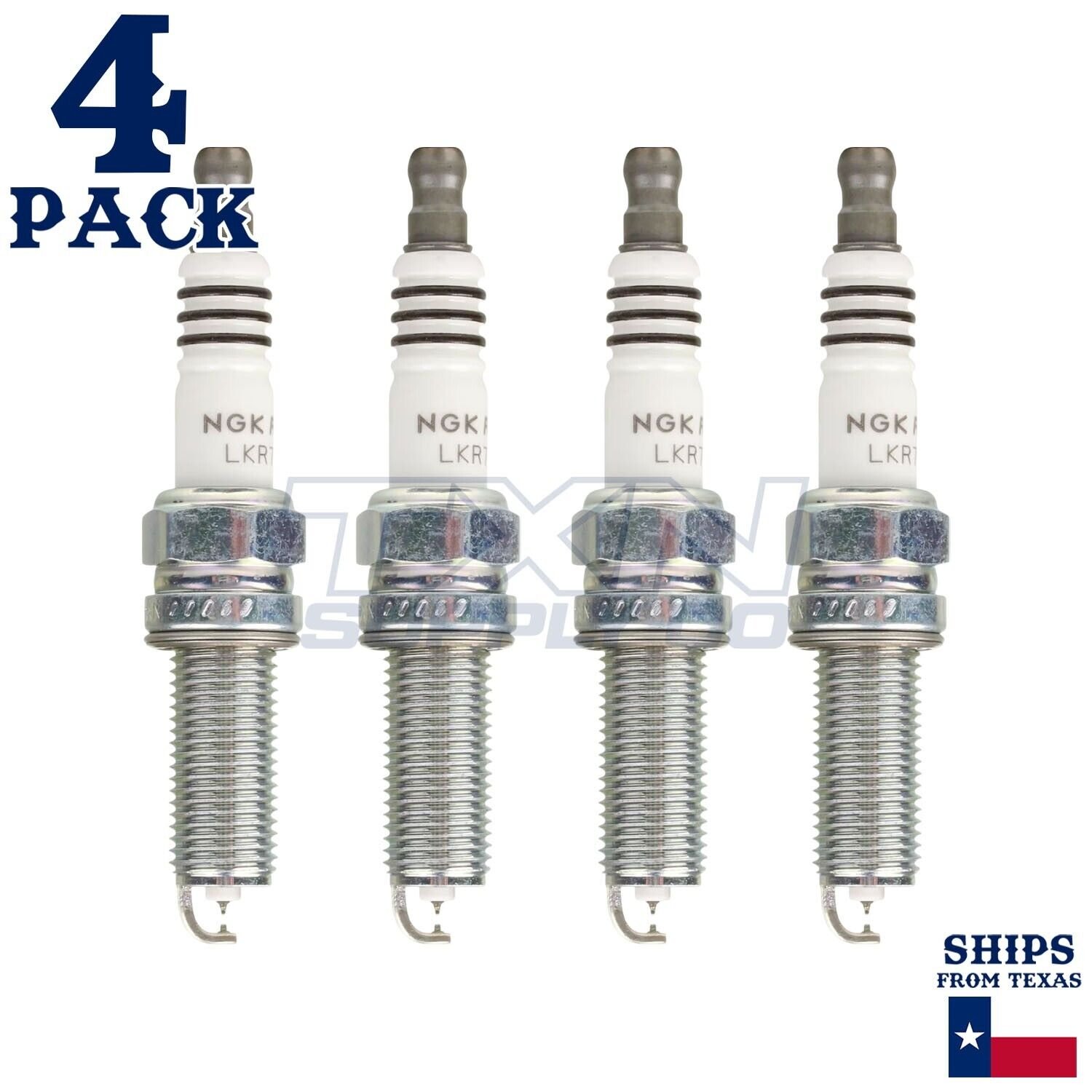 4 Pack NGK 96358 Ruthenium HX Spark Plugs 2016-2018 for Hyundai Santa Fe Sport L4 2.4L