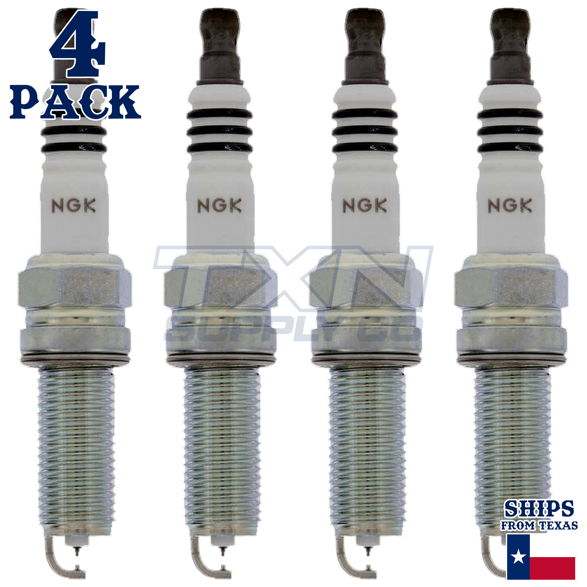 4 Pack NGK 96358 Ruthenium HX Spark Plugs 2016-2018 for Hyundai Santa Fe Sport L4 2.4L - Image 1
