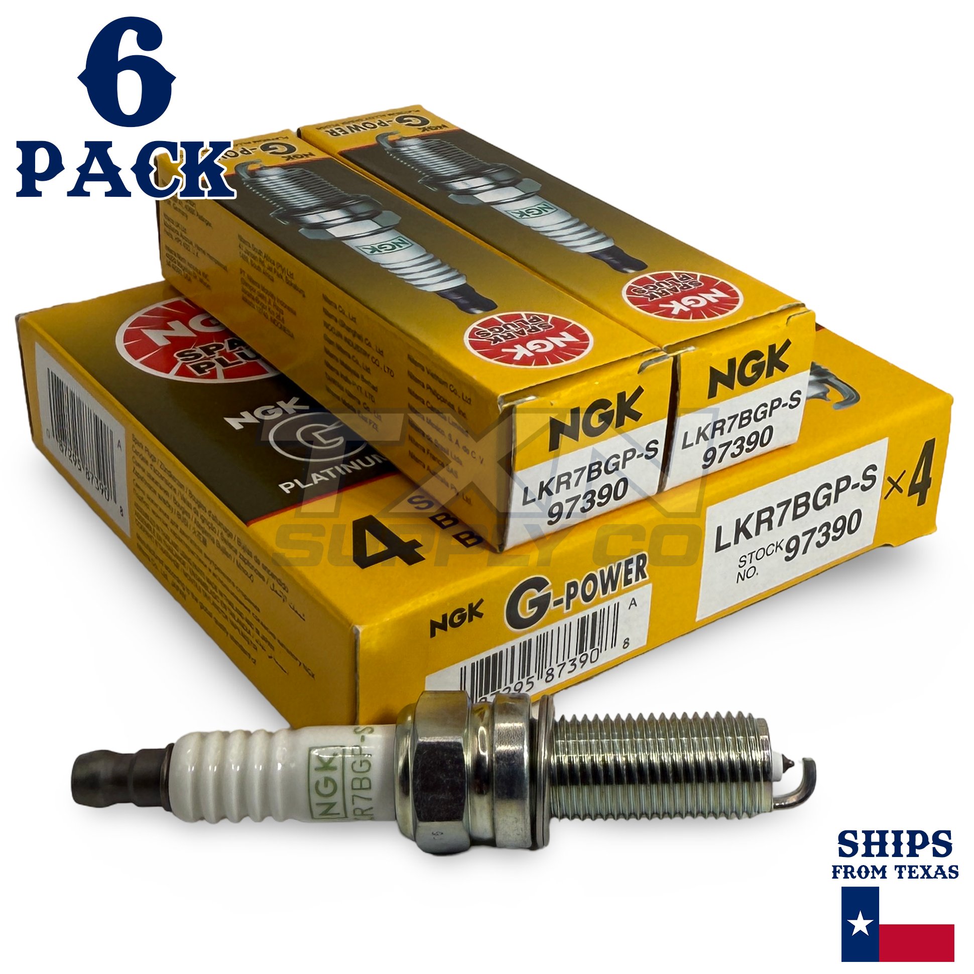 6 Pack NGK 97390 Spark Plug - For 2005-2023 Honda Odyssey 3.5L